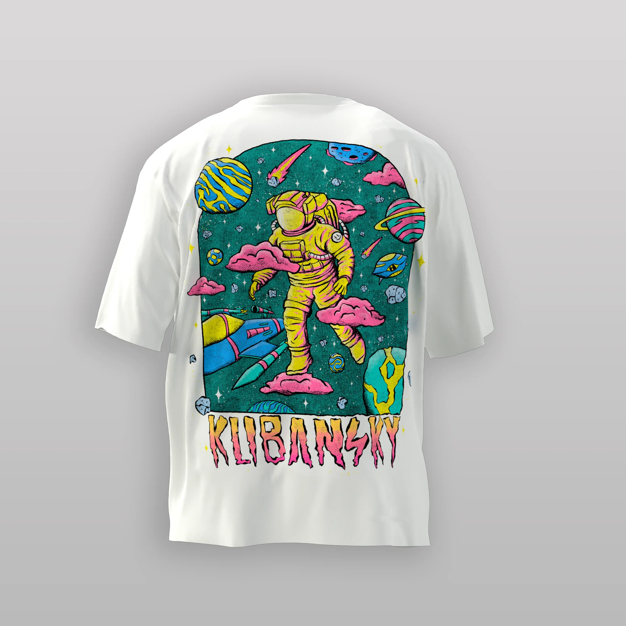 4-Pack - Beyond the Clouds Retro T-shirt (pre-order) - Image 3