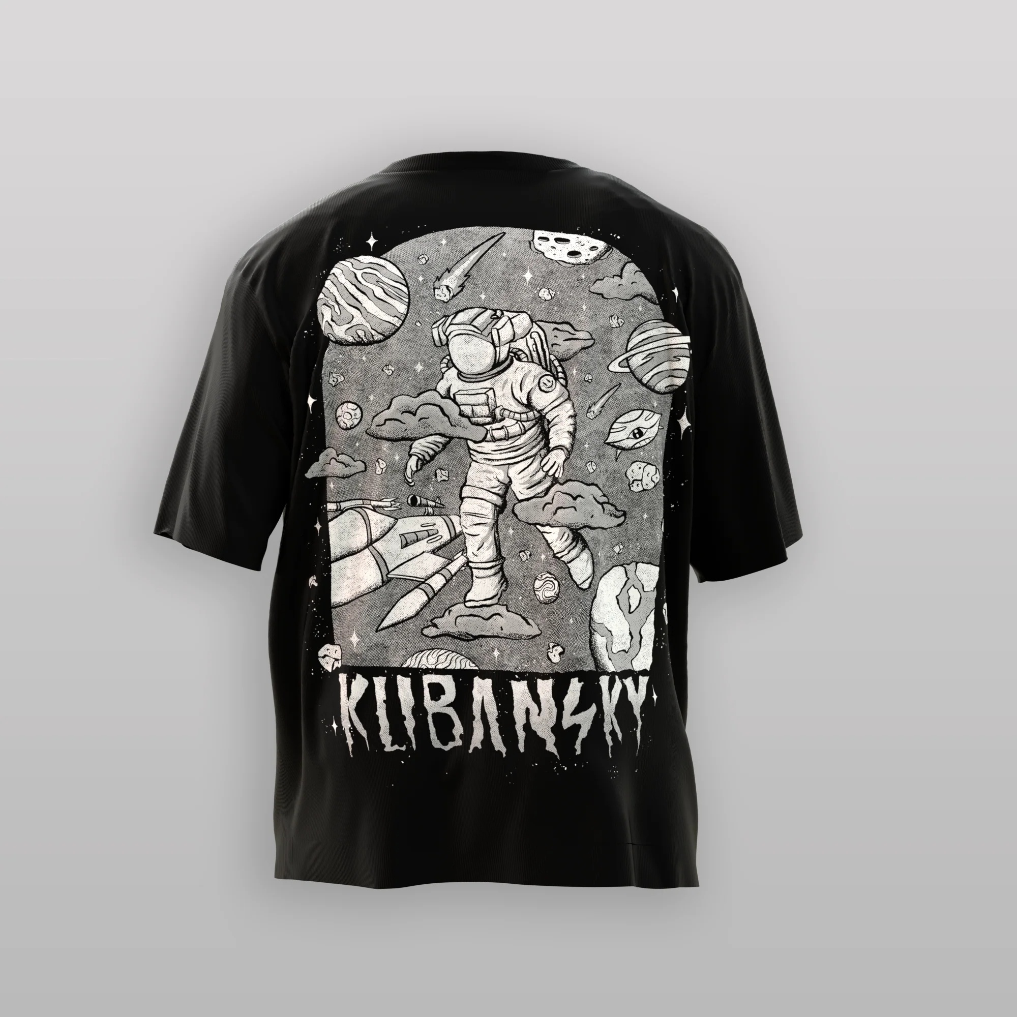4-Pack - Beyond the Clouds Retro T-shirt (pre-order) - Image 4