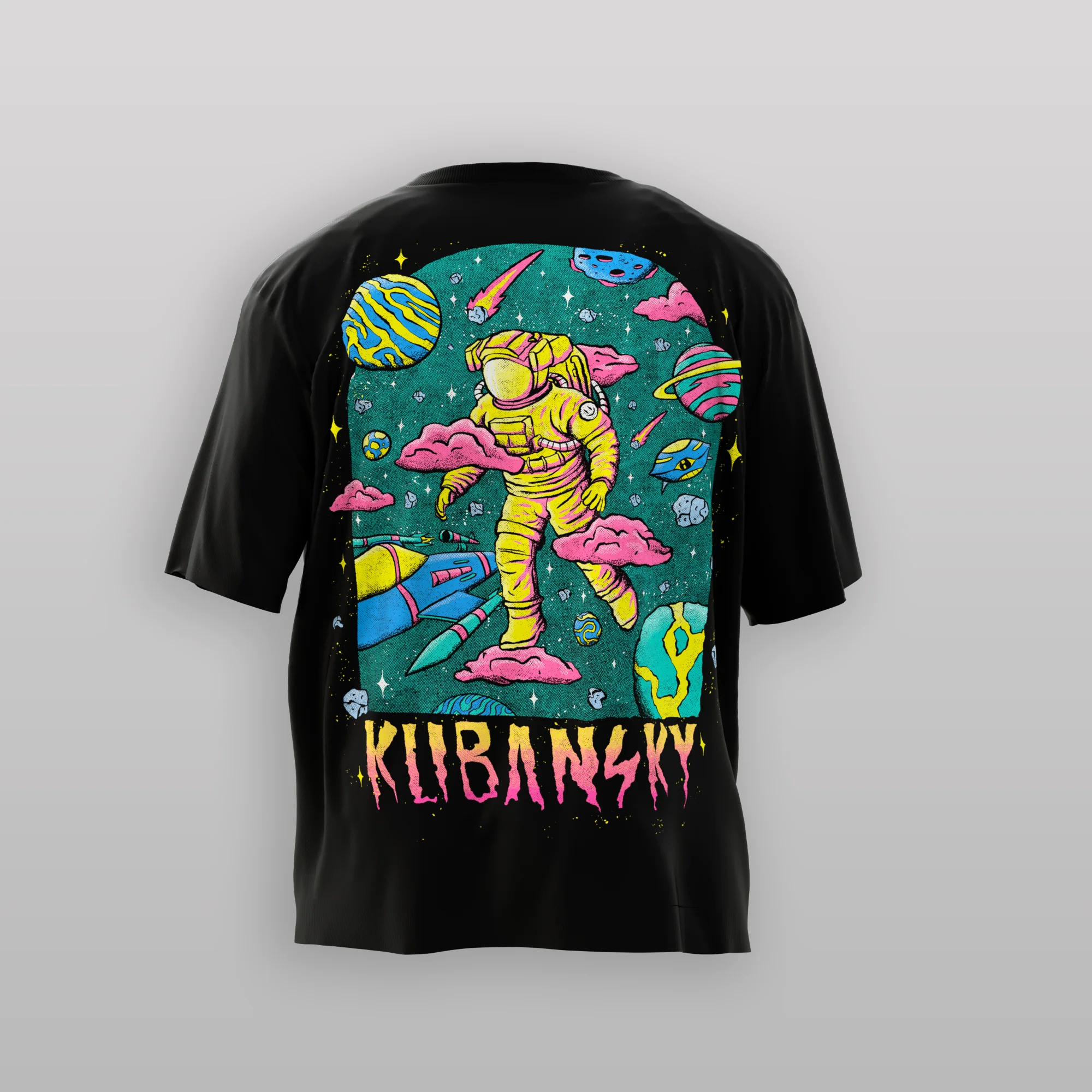 4-Pack - Beyond the Clouds Retro T-shirt (pre-order) - Image 5