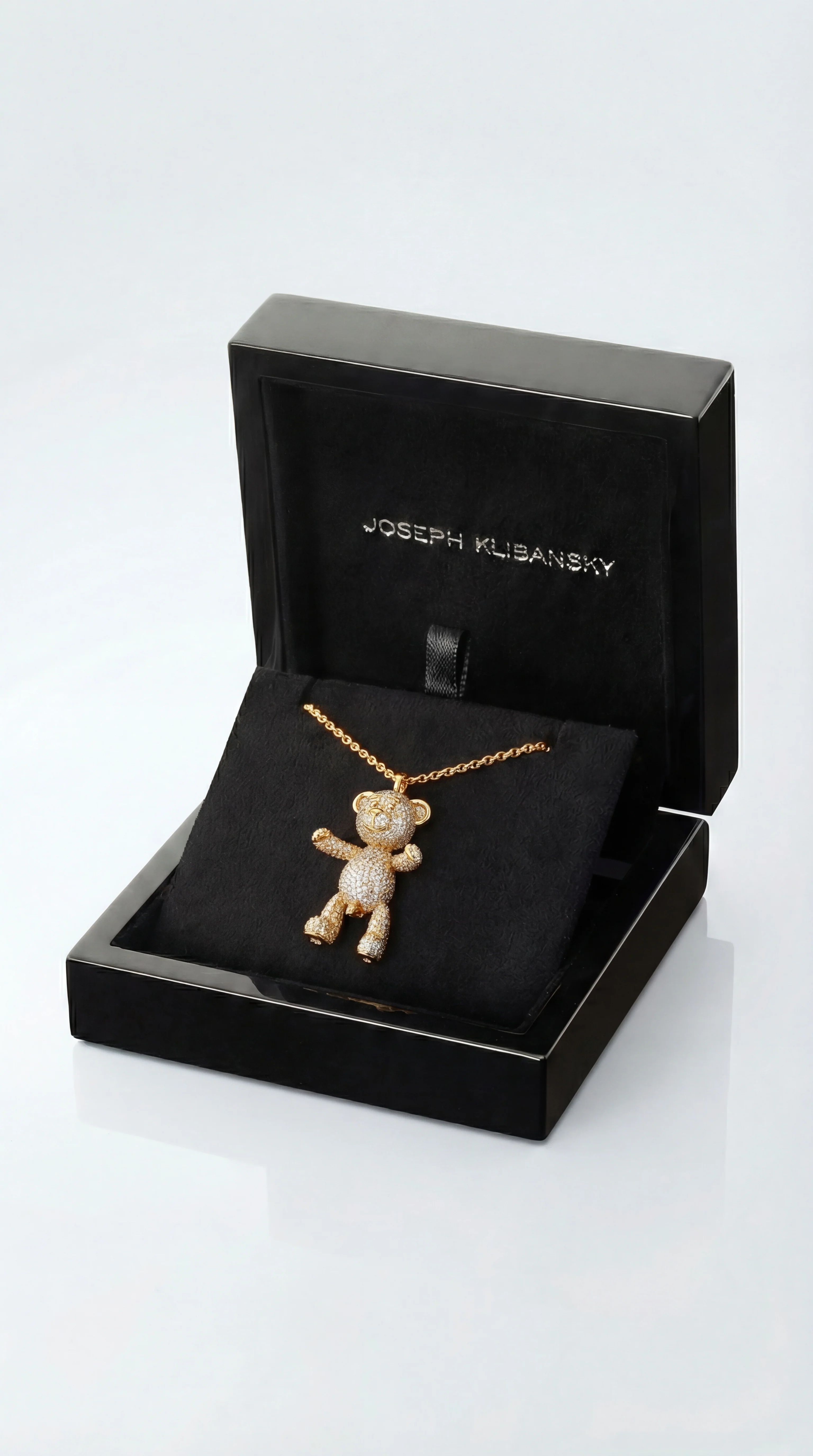 Bare Hug Necklace - White Gold Diamonds, Paved - Image 8
