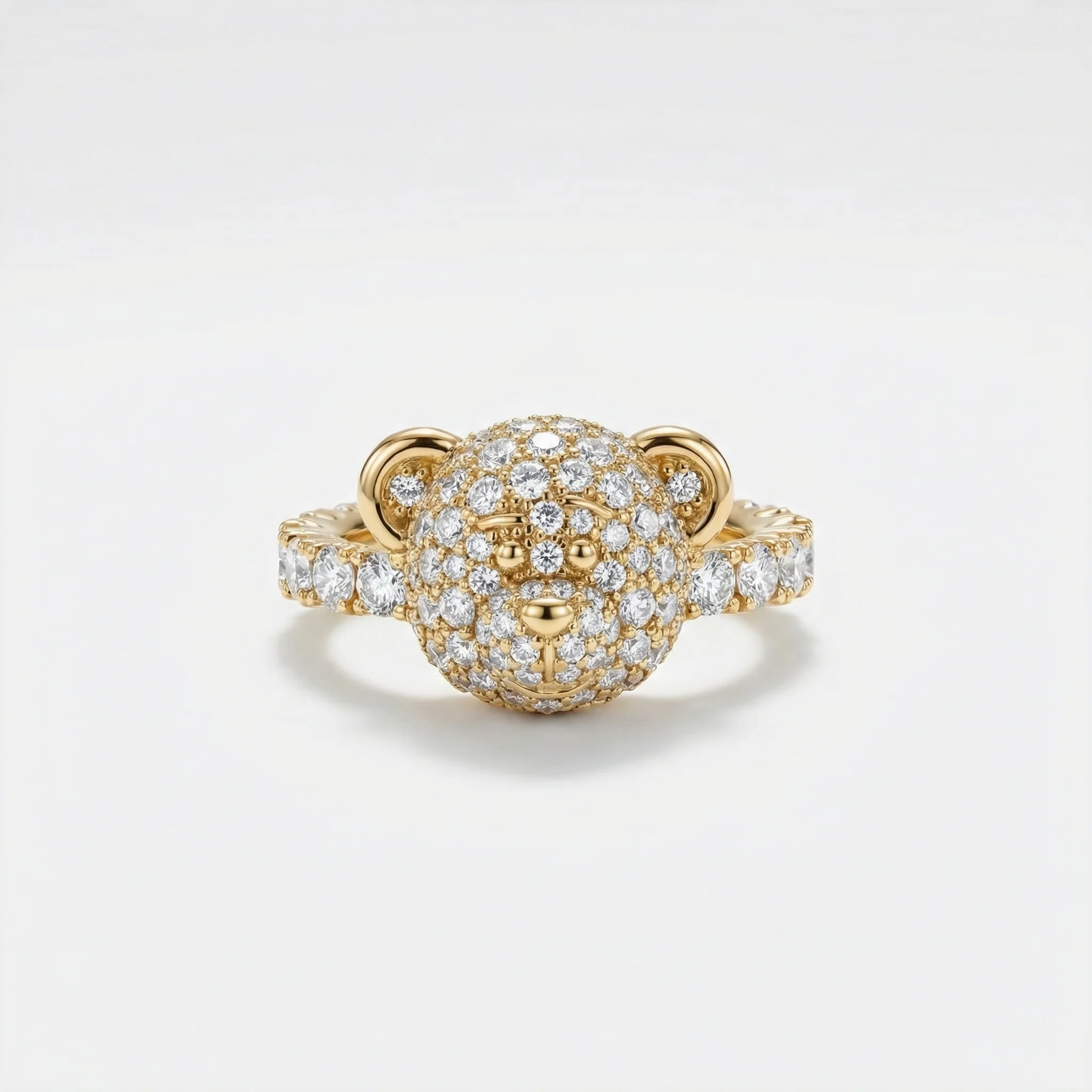 Bare Hug - Ring, Diamonds, Paved
