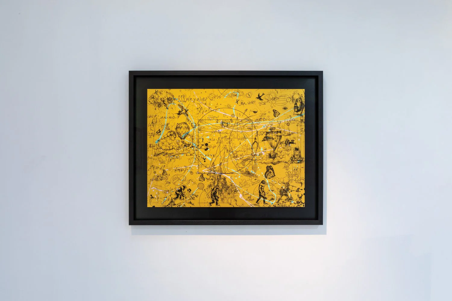 Beyond the Clouds (edition, gold/black, lilac and turquoise splash), 2020 - Image 4