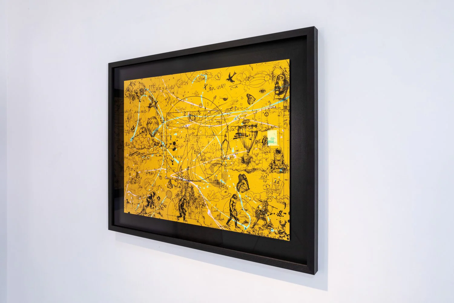 Beyond the Clouds (edition, gold/black, lilac and turquoise splash), 2020 - Image 6