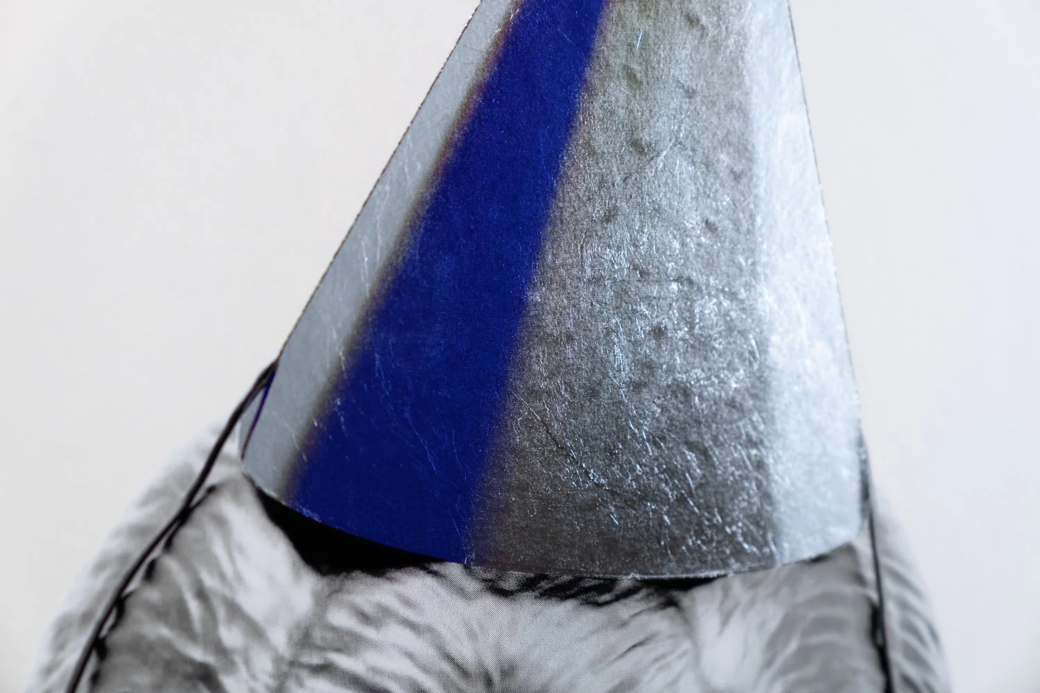Big Bang (edition, black/silver leaf, blue), 2022 - Image 8