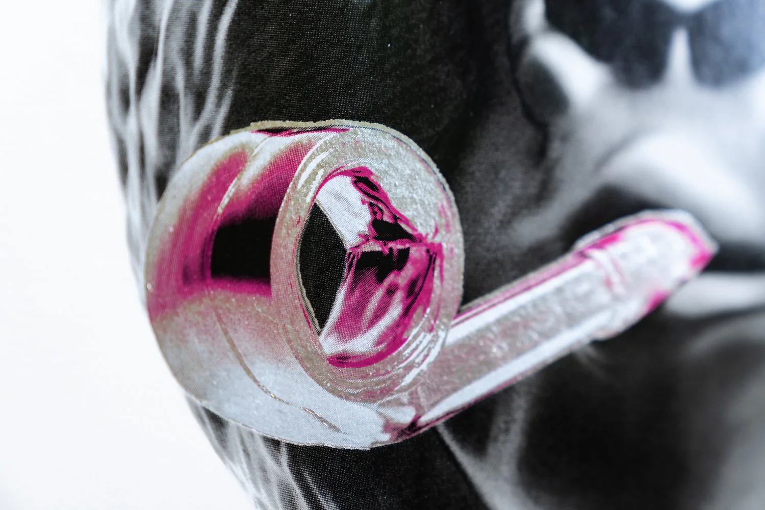 Big Bang (edition, black/silver leaf, pink), 2022 - Image 6