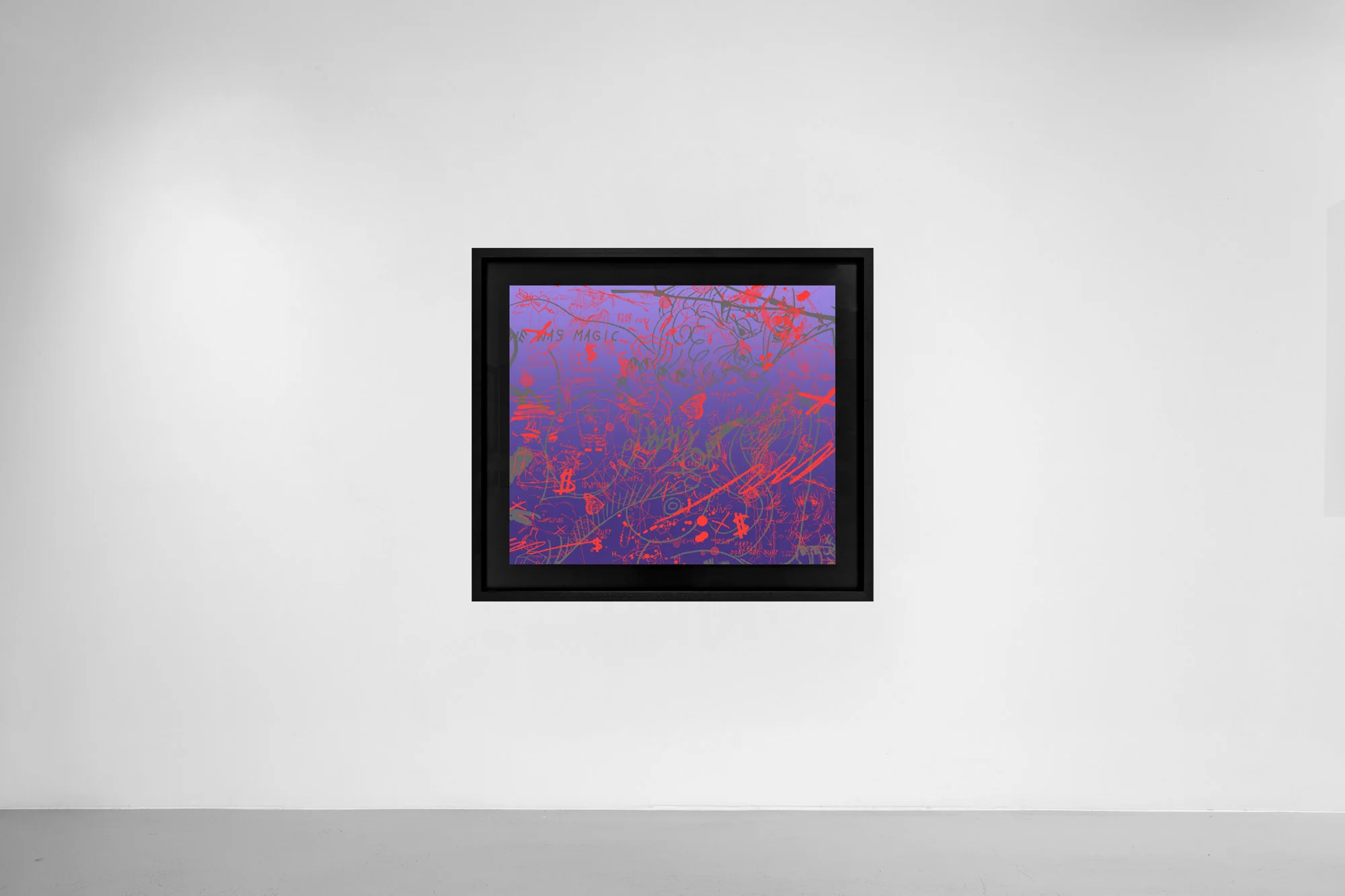 Butterflies Live Forever - Giclée (Purple/Red) - Image 3