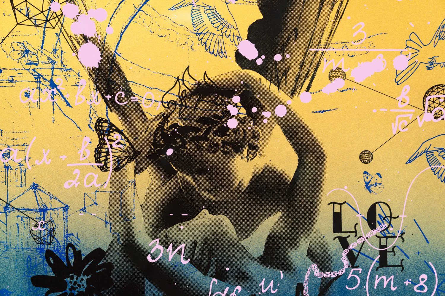Cupid’s Kiss - Starry Night (gold, edition), 2022 - Image 4