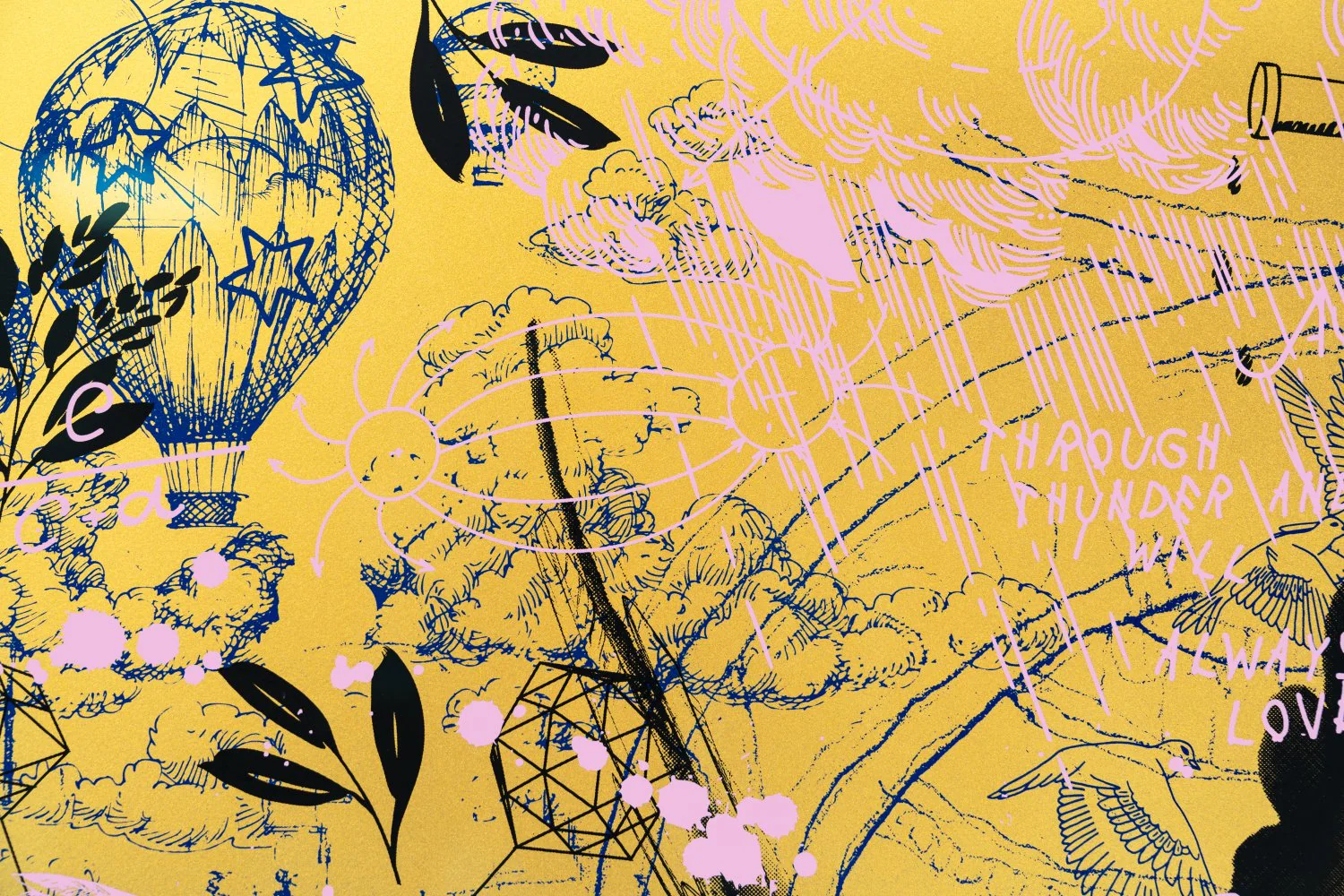 Cupid’s Kiss - Starry Night (gold, edition), 2022 - Image 5