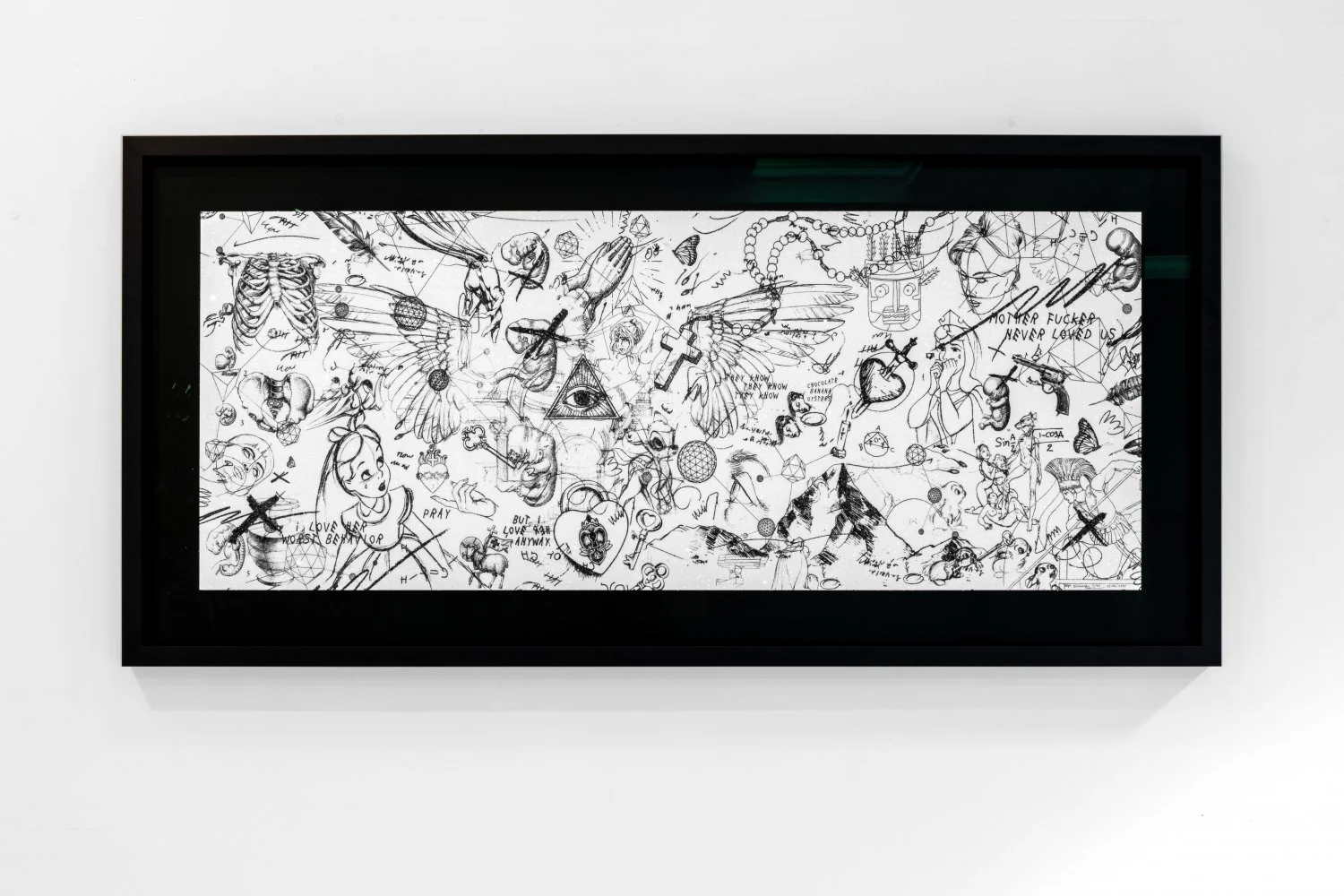 Guided by Angels (edition, white/black, diamond dust)