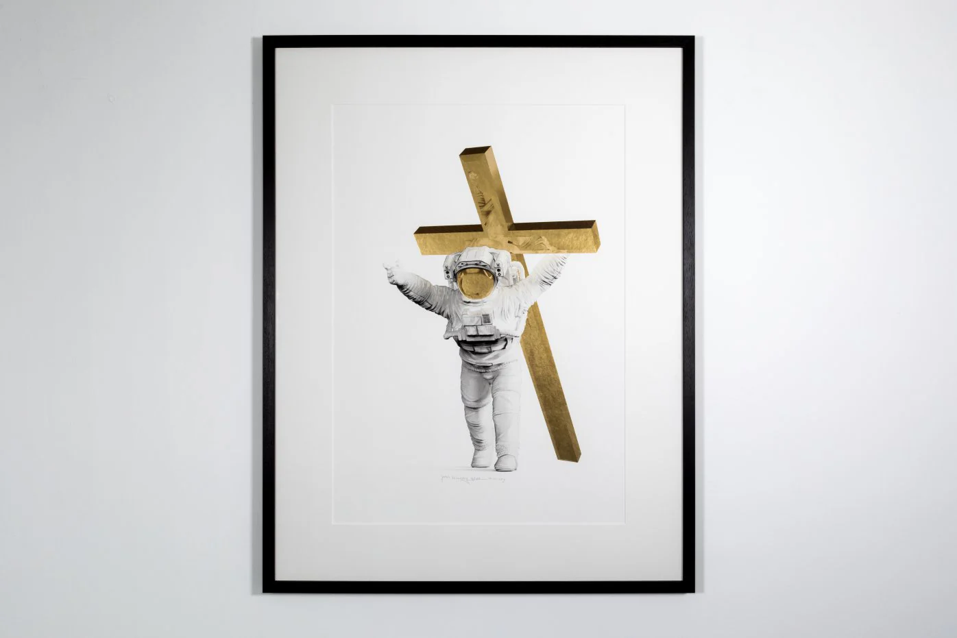 Leap of Faith (edition, gold leaf), 2019