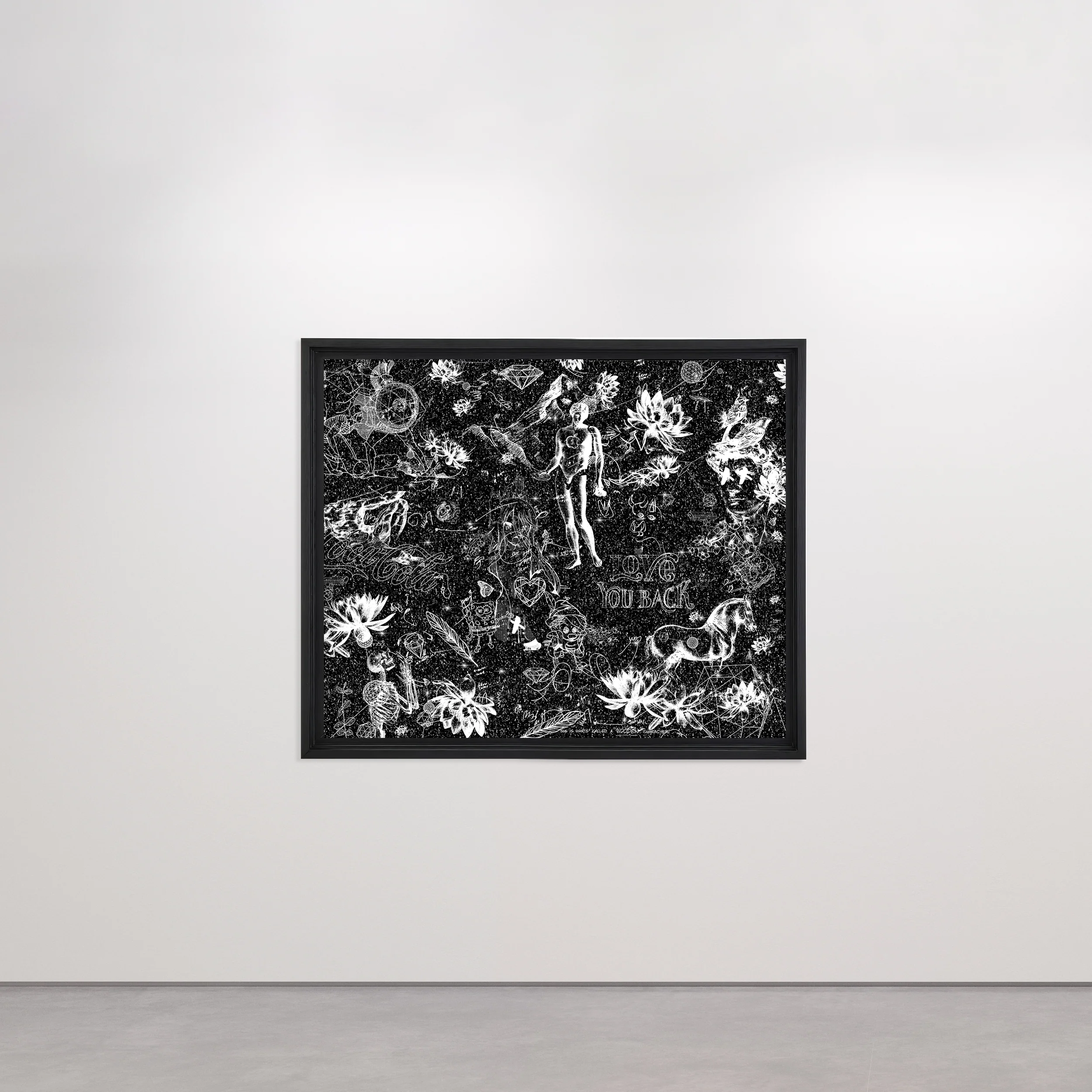 Love You Back (black/white, diamond dust) - Image 3