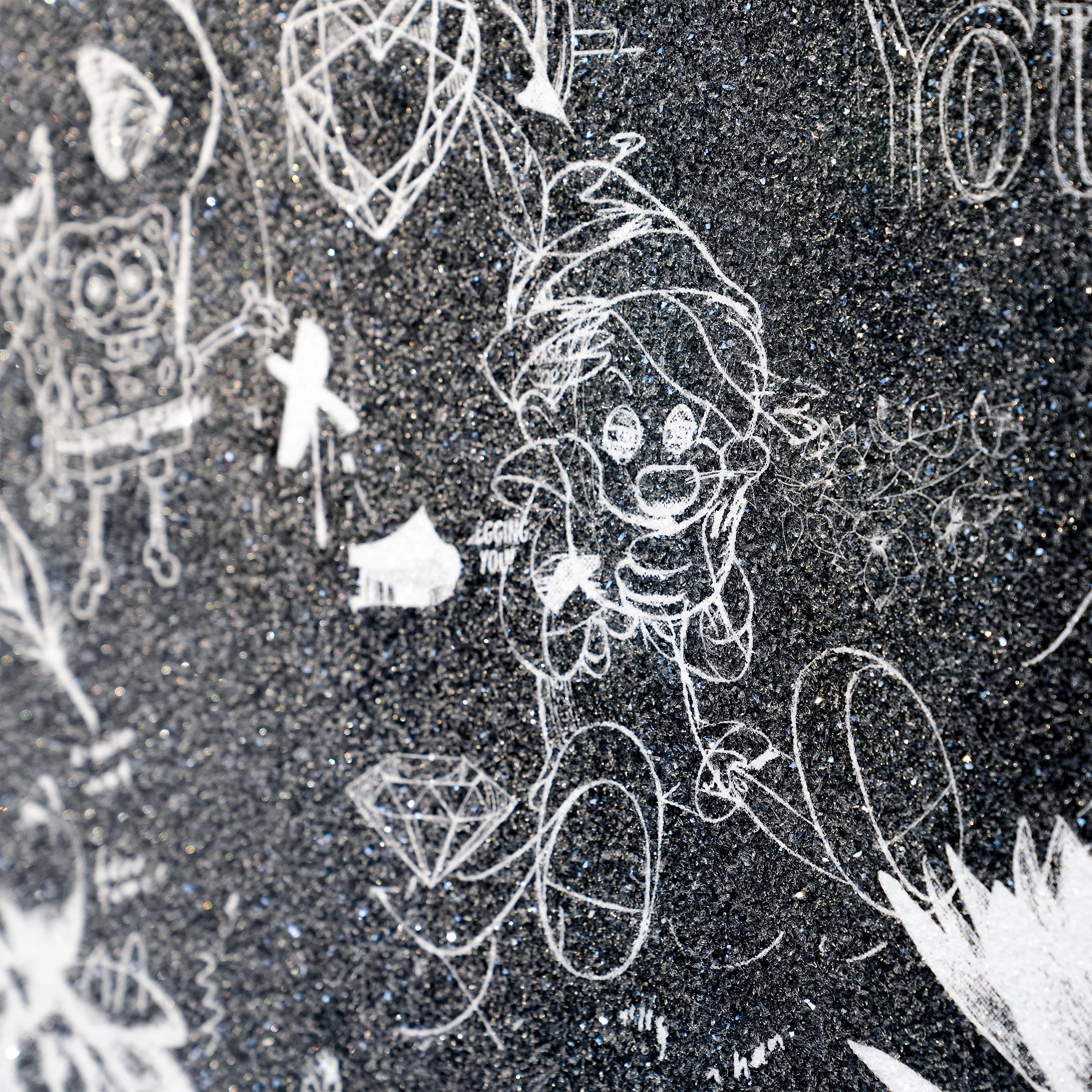 Love You Back (black/white, diamond dust) - Image 4