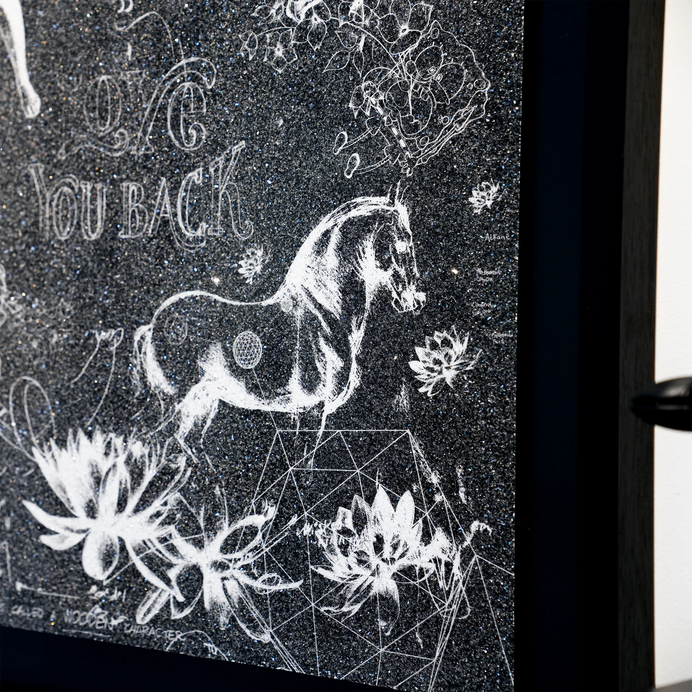 Love You Back (black/white, diamond dust) - Image 5