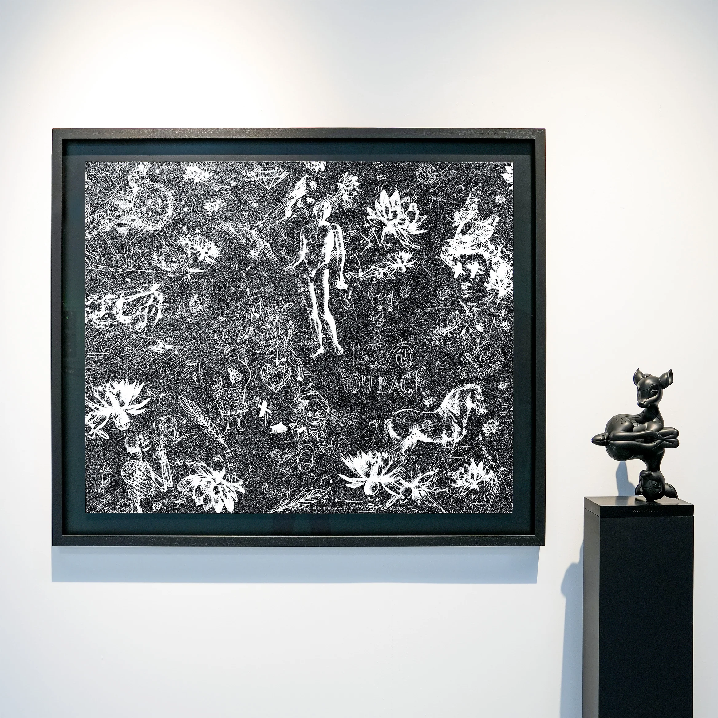 Love You Back (black/white, diamond dust) - Image 7