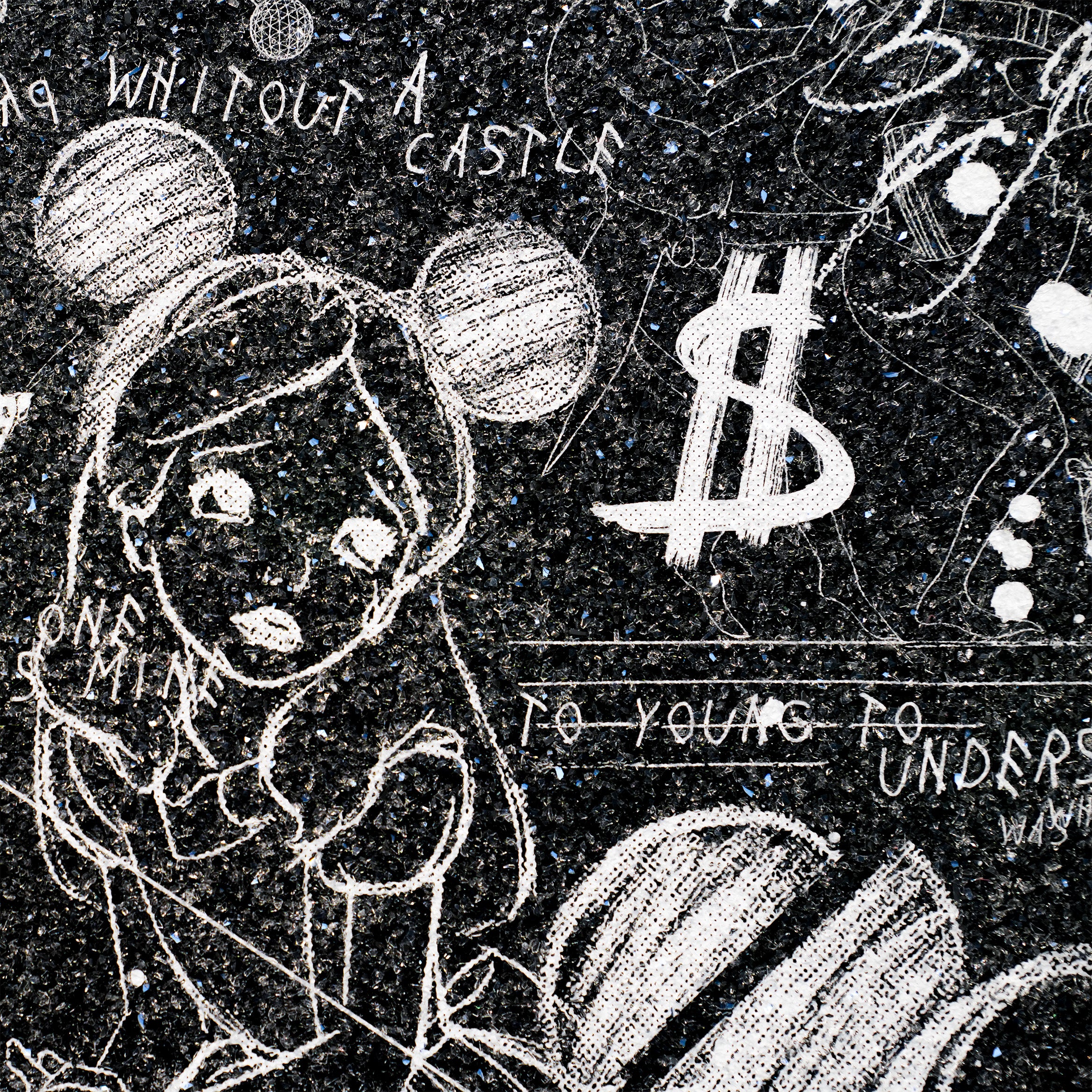 Over the Rainbow (black/white, diamond dust) - Image 3