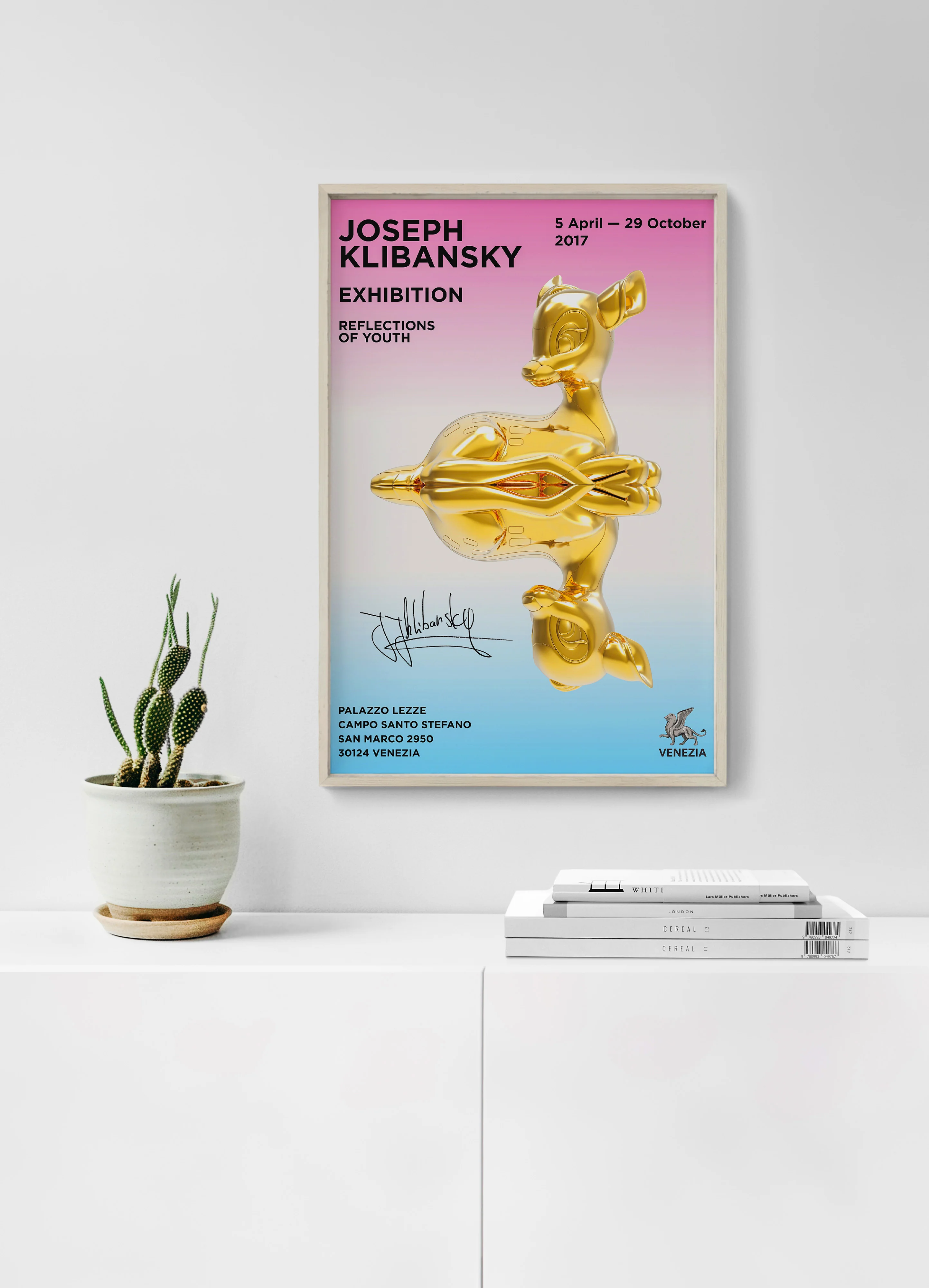 "Reflections of Youth" Hand-signed Venice Exhibition Art Poster (no frame) - Image 6