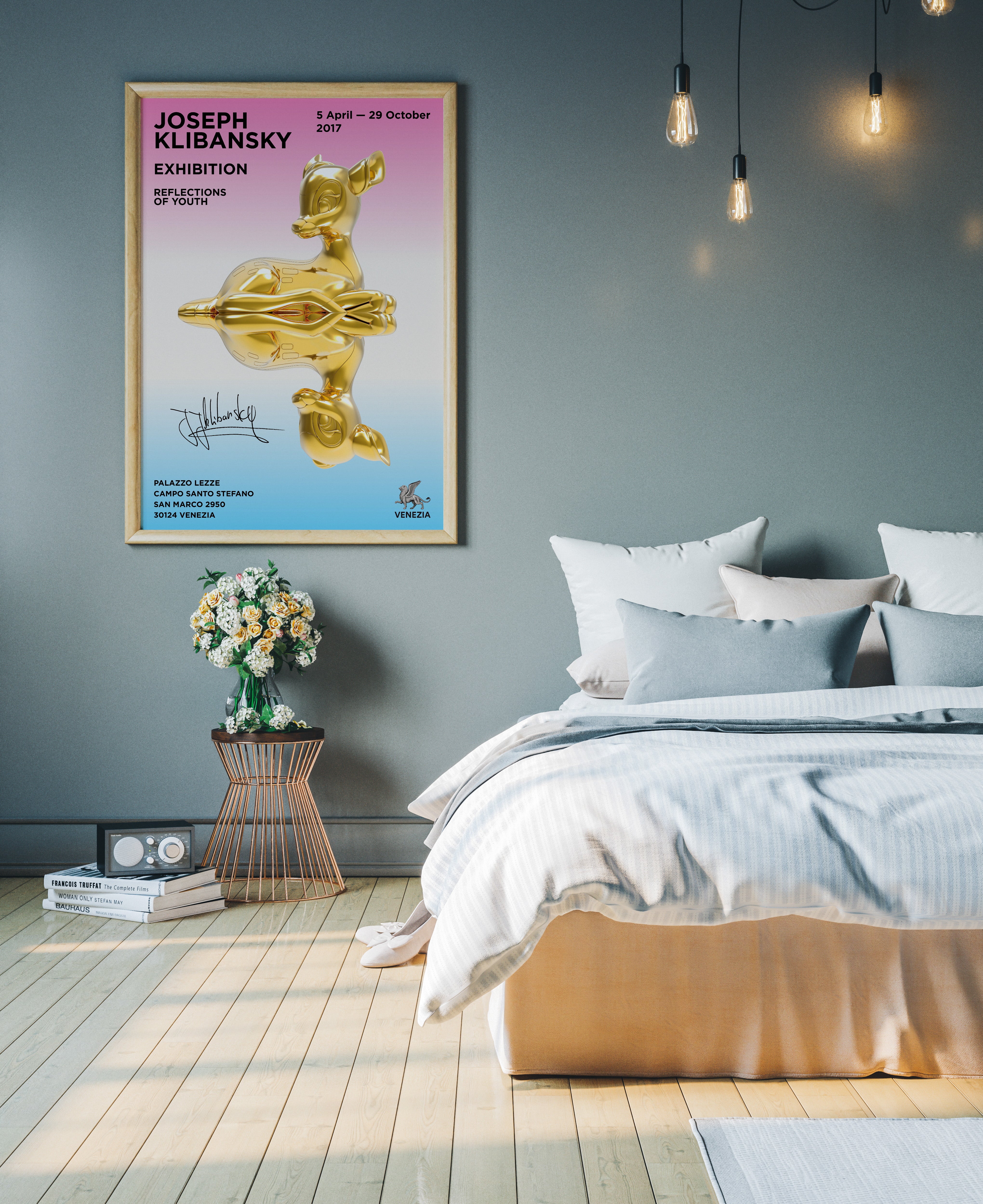 "Reflections of Youth" Hand-signed Venice Exhibition Art Poster (no frame) - Image 7