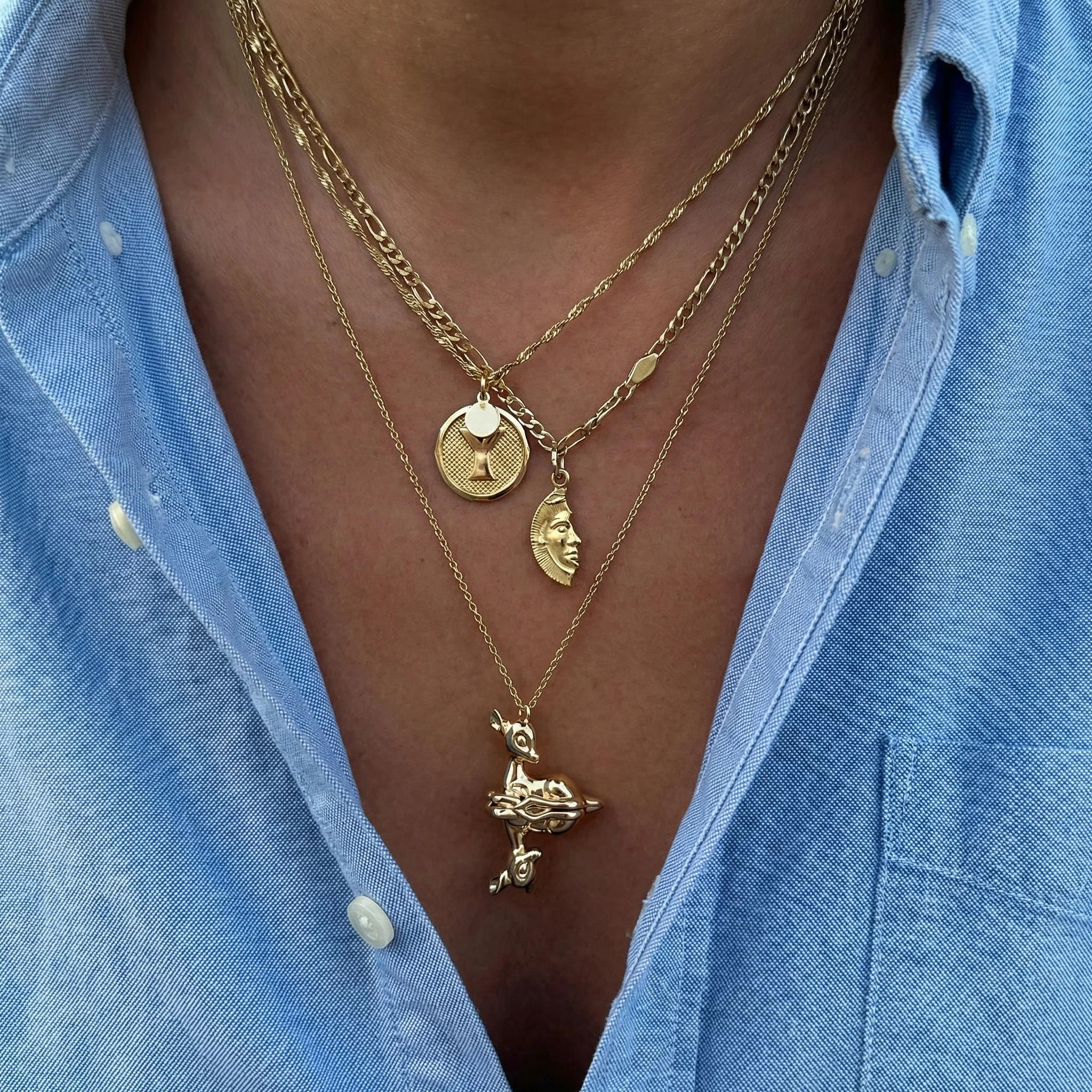 Reflections of Youth Necklace - White gold plated - Image 9