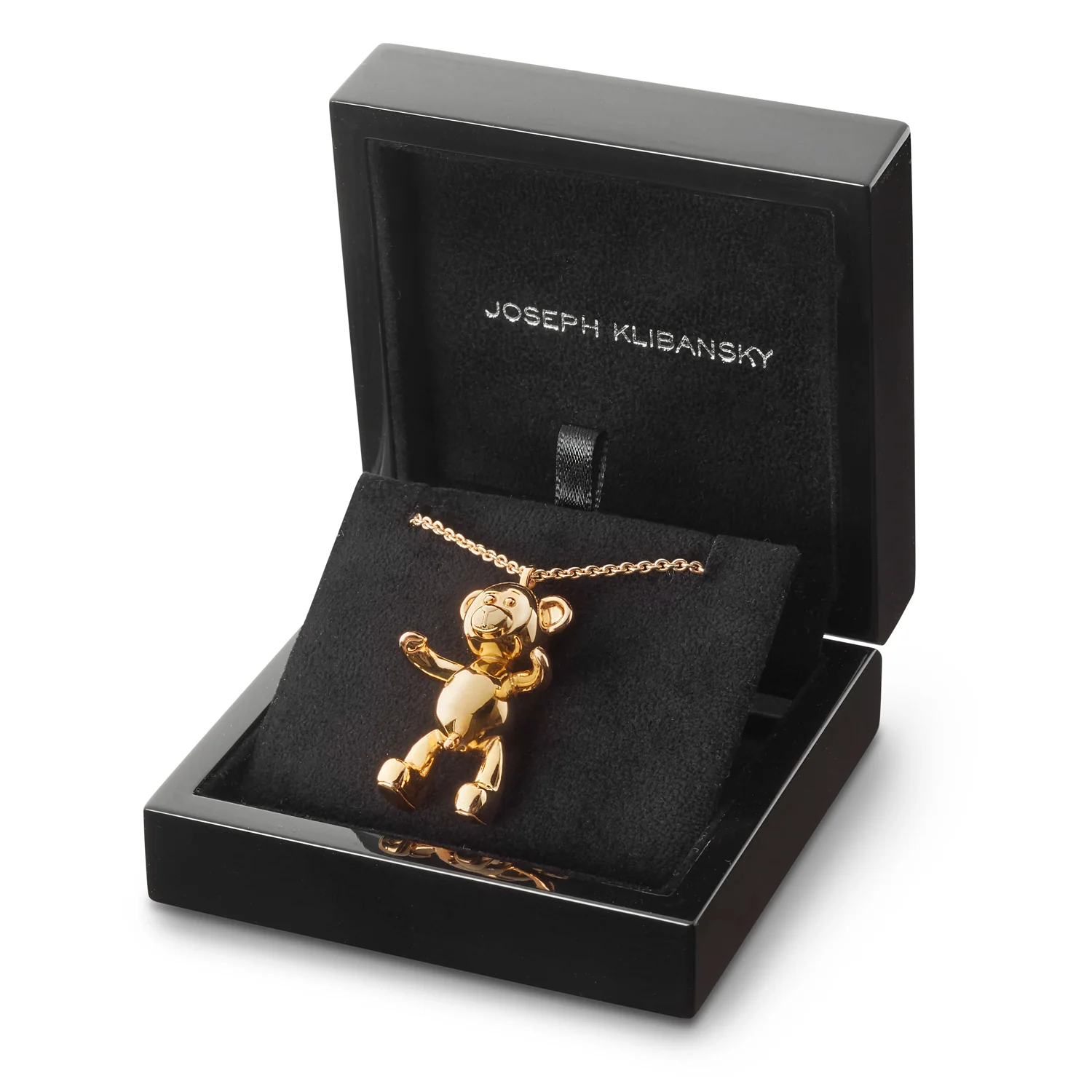 Bare Hug Necklace - Yellow Gold , large (40 mm) - Image 3